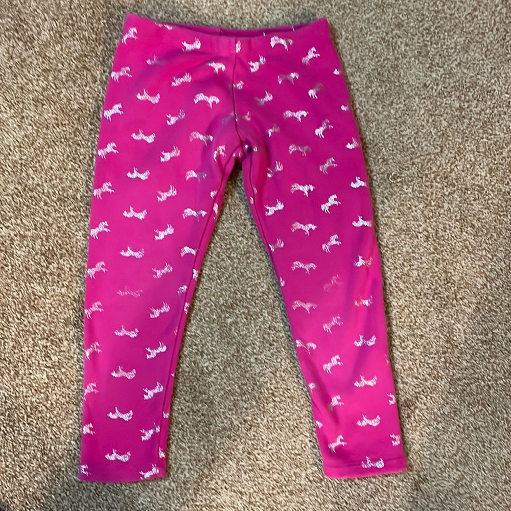 Wonder Nation pink unicorn pants 7/8